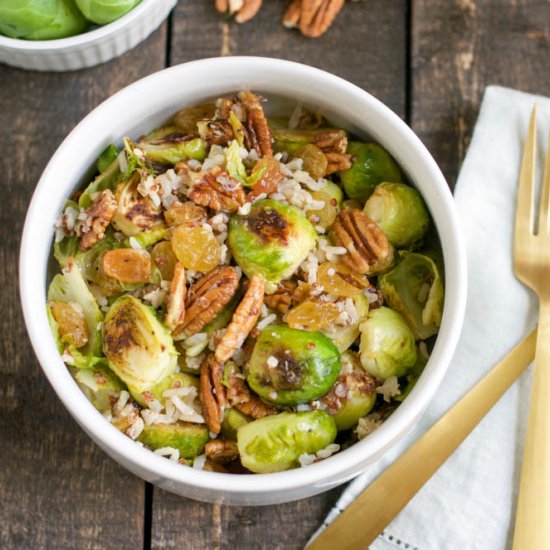 Roasted Brussels Sprouts Salad