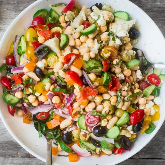 Mediterranean Bean Salad