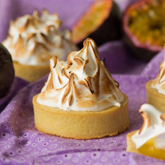 Passion Fruit Curd Tartlets