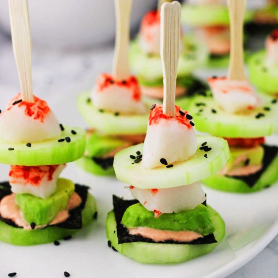 Low Carb California Sushi Stacks