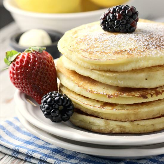 Lemon Ricotta Pancakes