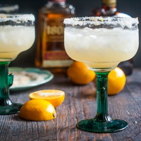 Simple Meyer Lemon Margaritas