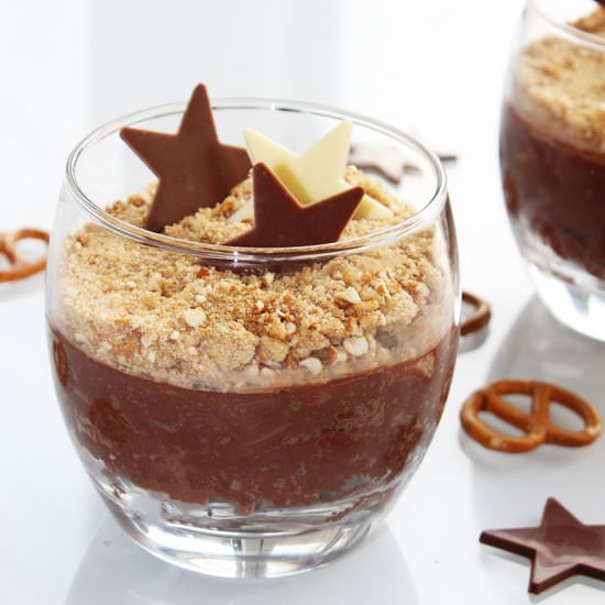 Pretzel Chocolate Pots