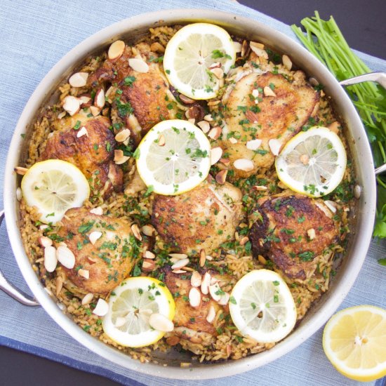 One Pot Za’atar Chicken And Rice