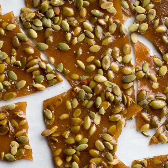 Apple Cider Pepita Brittle