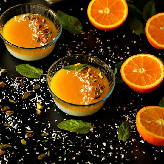 Milk and Orange Pudding