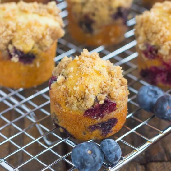 Blueberry Coffee Cake Bites