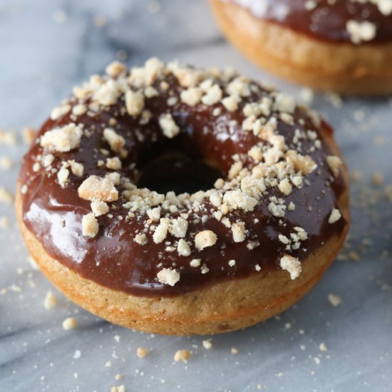 Coffee Donuts with Chocolate Glaze