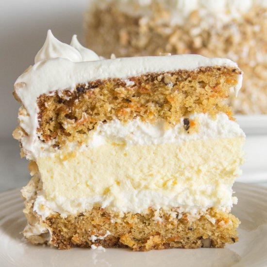 carrot cake cheesecake cake