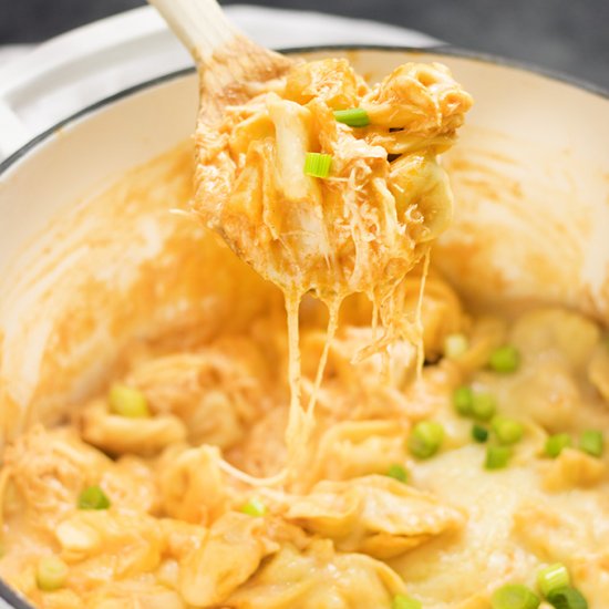 One Pot Buffalo Chicken Tortellini