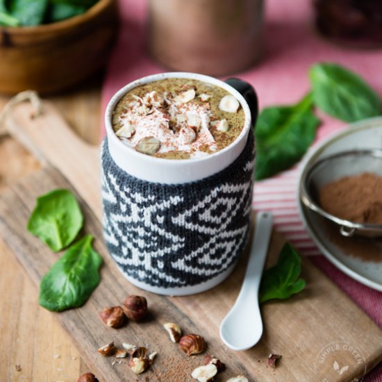 Warm Hazelnut Cacao Green Smoothie