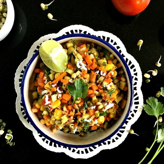 Mango, Sprouts, and Sweet Corn Salad