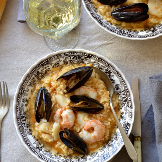 Soupy Seafood Rice, Arroz Caldoso