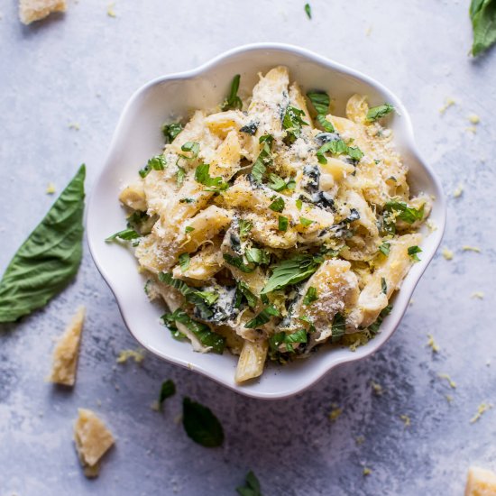 Creamy Lemon Basil Pasta