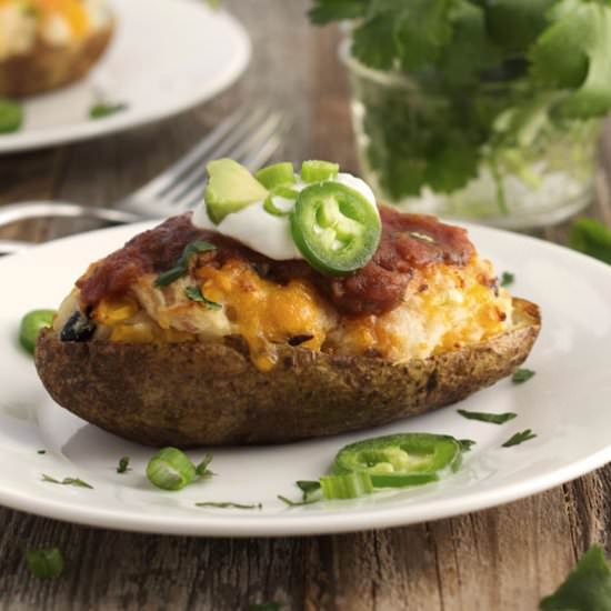 Southwestern Twice Baked Potatoes