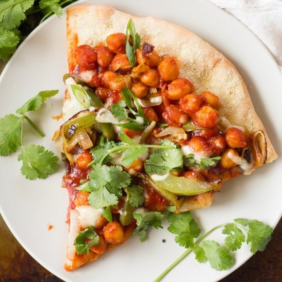 Chilli Chickpea Pizza