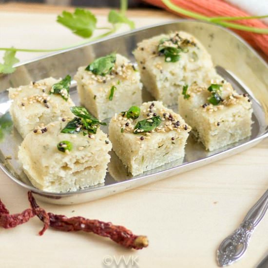 Oats & Rava Dhokla