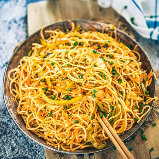 Veg Schezwan Noodles