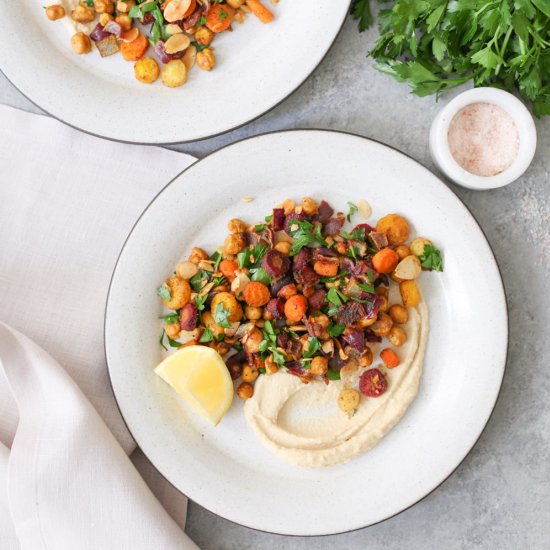 Moroccan Chickpea and Carrot Salad