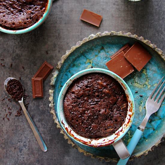 BEST EVER CHOCOLATE MUG CAKE