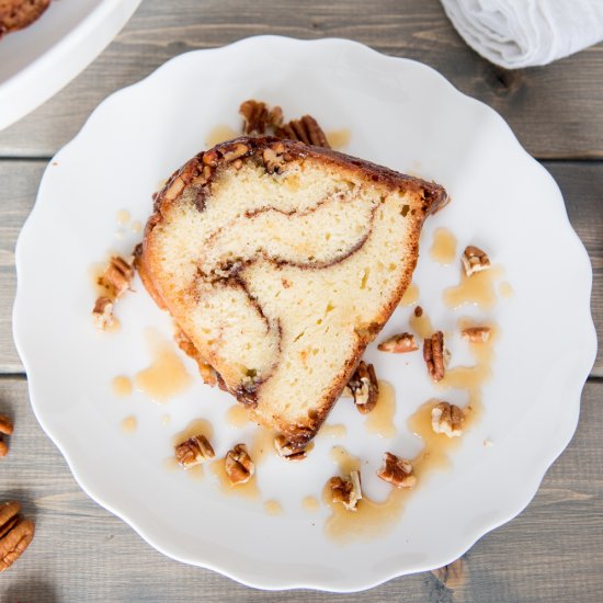 Sticky Bun Bundt Cake