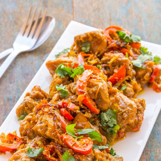 Indian Spiced Chicken Stir Fry