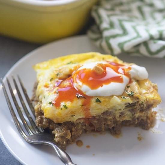 Low Carb Taco Casserole