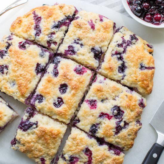 Blueberry Buttermilk Biscuits