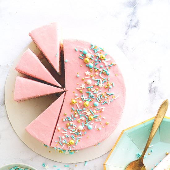 Easter Sprinkle Cake