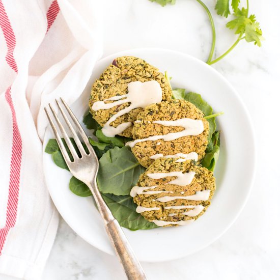 Baked Gluten Free Falafel Bites