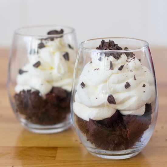 Mint Brownie Parfaits