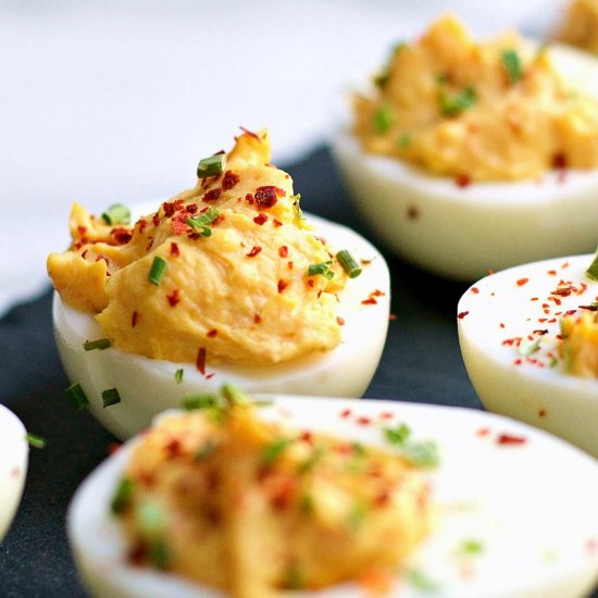 Spicy Deviled Eggs