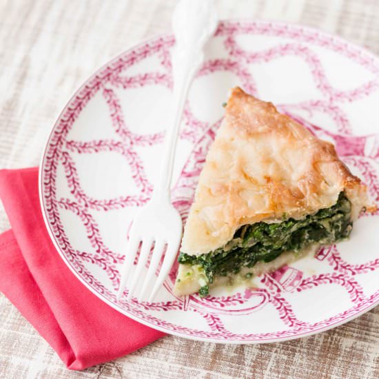 quiche with spinach