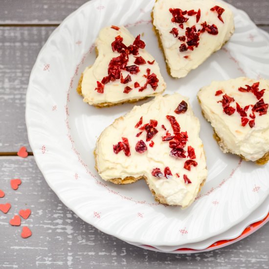 Heart shaped cookies