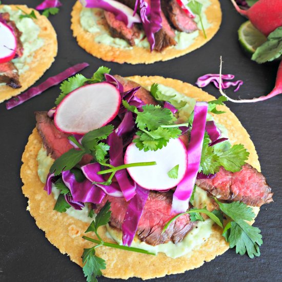 Easy Flank Steak Tacos