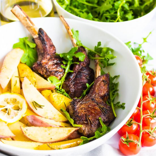 Honey Balsamic Lamb Chops