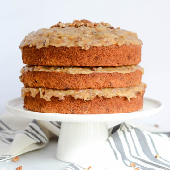 Carrot Cake with Coconut Frosting