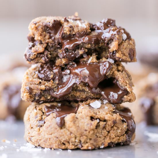 Coconut Flour Chocolate Chip Cookie