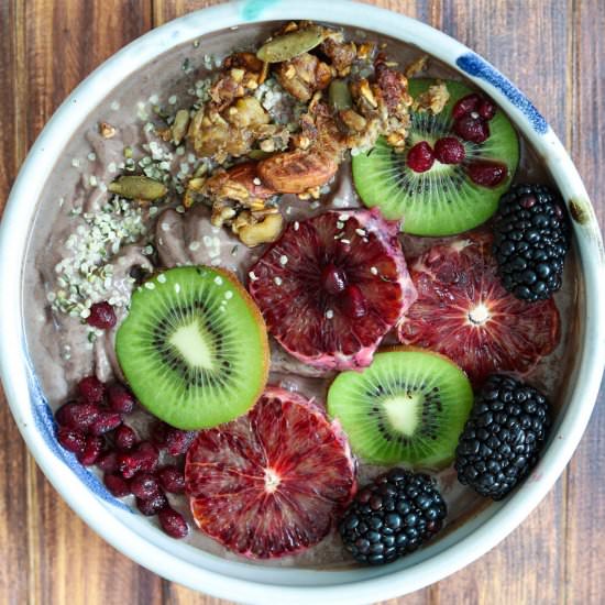 Acai Ginger Smoothie Bowl