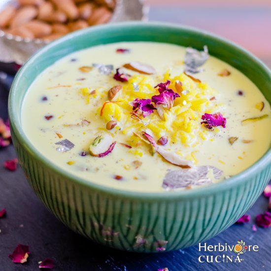 Kesar Kheer | Saffron Rice Pudding