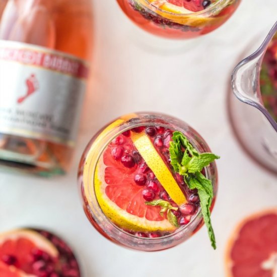 Pink Champagne Sangria