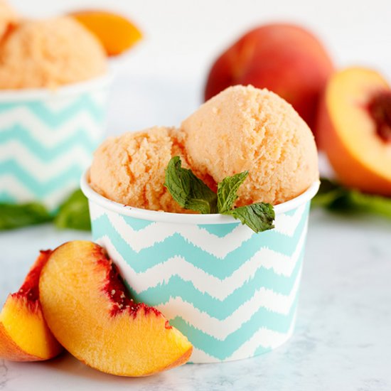 Peach Protein Sorbet