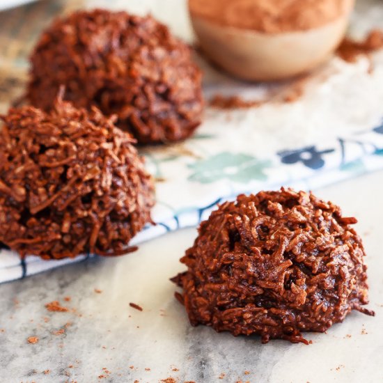 Chocolate Coconut Macaroons