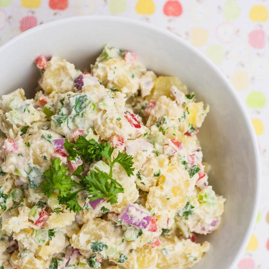 Oil-free Vegan Classic Potato Salad