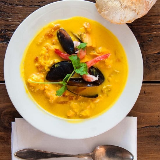 Fish Soup with Saffron