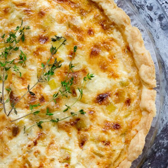 Savory French Leek Tart