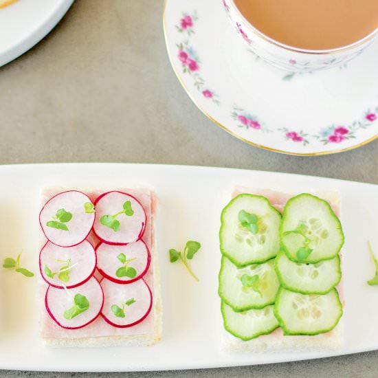 Selection of tea sandwiches