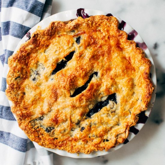 Vegan Blueberry Pie