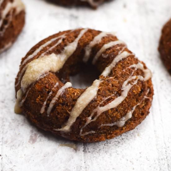 Carrot Cake Baked Doughnuts with Ma