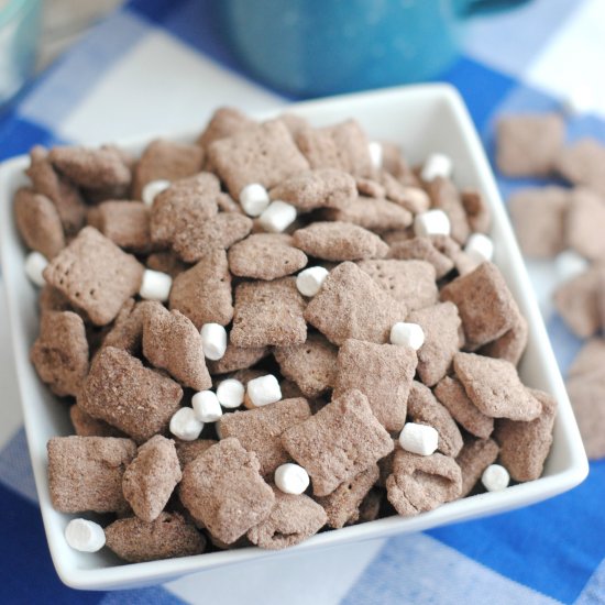 Hot Cocoa Puppy Chow